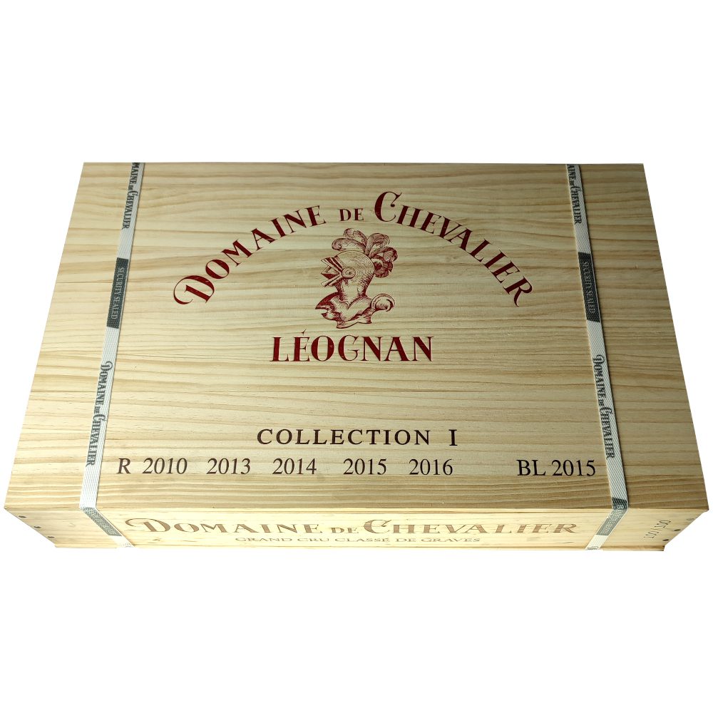Pessac Léognan, Domaine de Chevalier, Caisse bois 6 bouteilles 1 Pessac Léognan Domaine de Chevalier Caisse bois 6 bouteilles